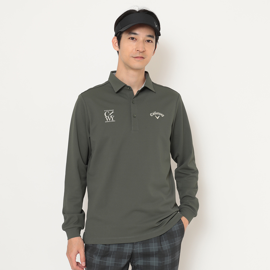 ラッセルノ　ゴルフ　メンズ　長袖シャツ　Mサイズ オニカノコ長袖シャツ (MENS)