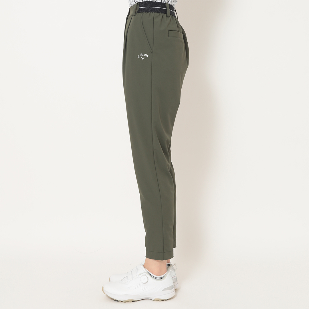 8yards ジョガーパンツ ハチヤーズ ジョガーパンツ 黒×白 サイドライン ロゴ刺しゅう