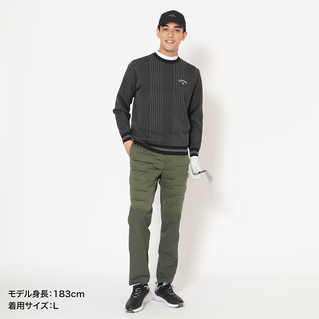 スターストレッチ×二重織中綿パンツ (MENS)