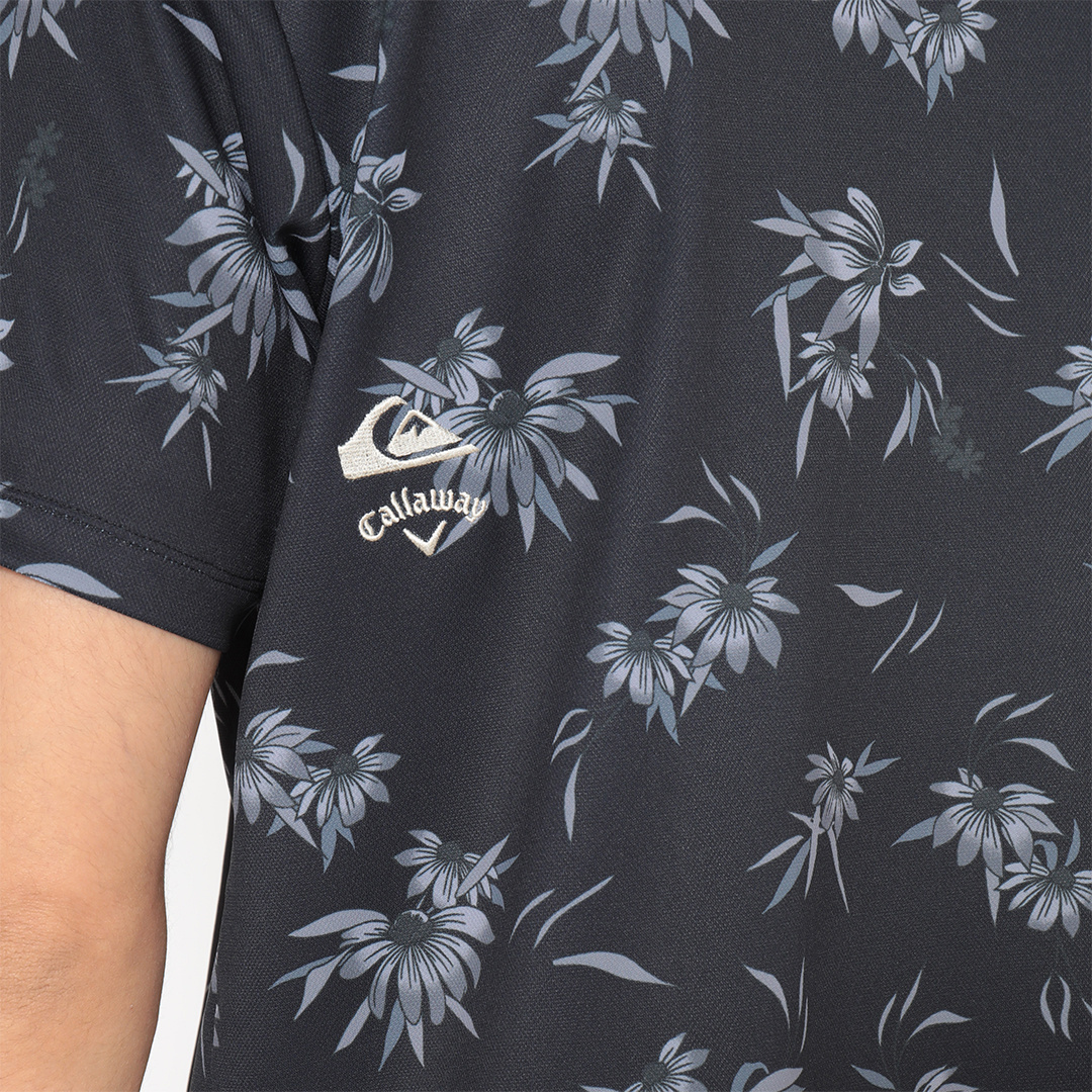 QUIKSILVERコラボ/花柄プリント半袖シャツ (MENS)