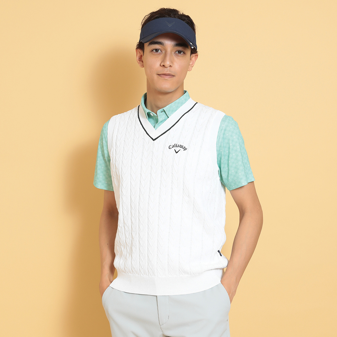 キャロウェイ　ベスト Callaway（キャロウェイ） 【超美品】キャロウェイ フリースベスト