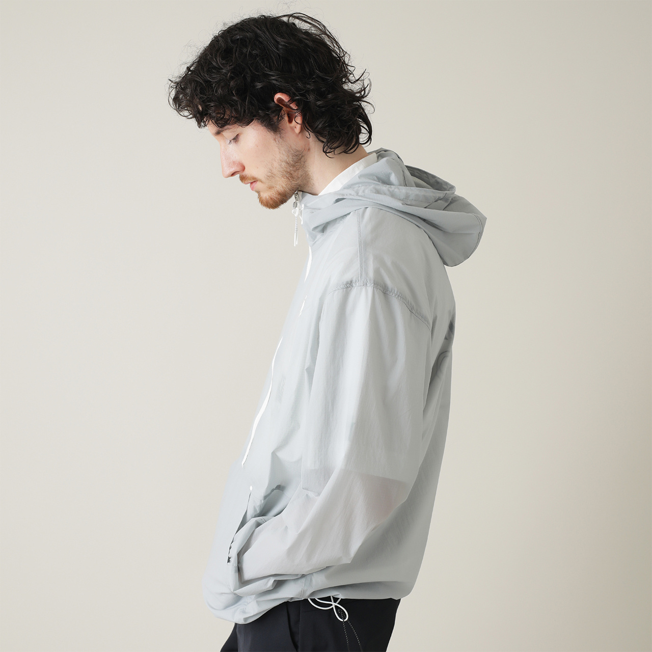 CORDURAナイロン ハーフジップ シアージャケット(UNISEX)