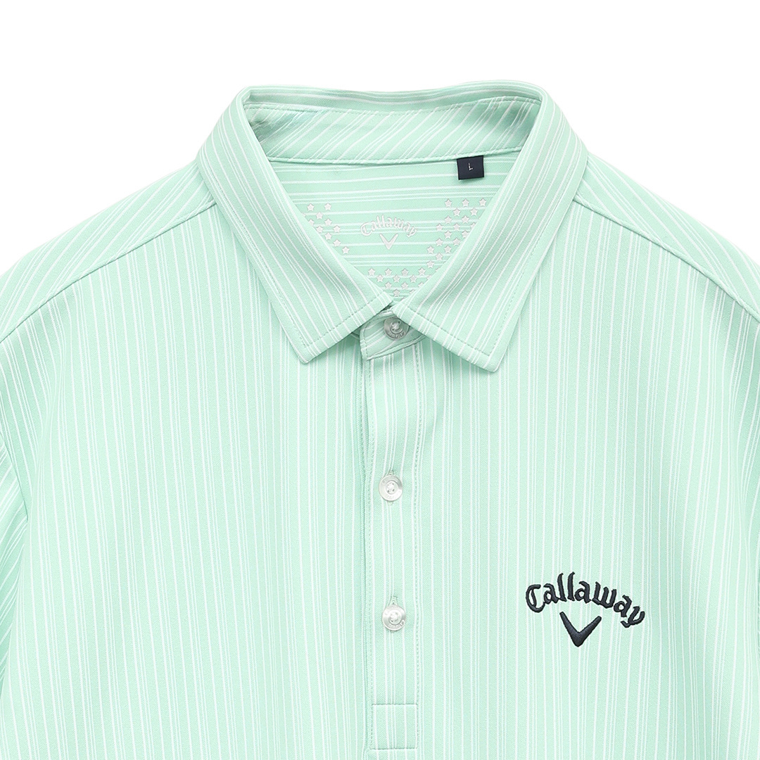 ストライプジャカードシャツ (MENS)
