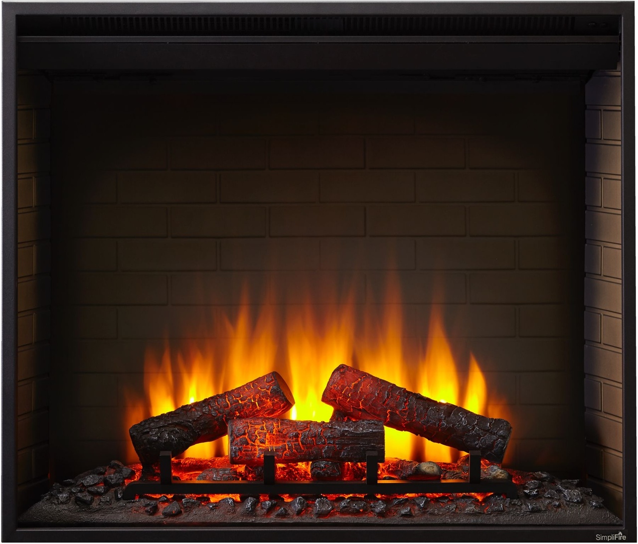 BuiltIn Electric Fireplace Heat & Glo