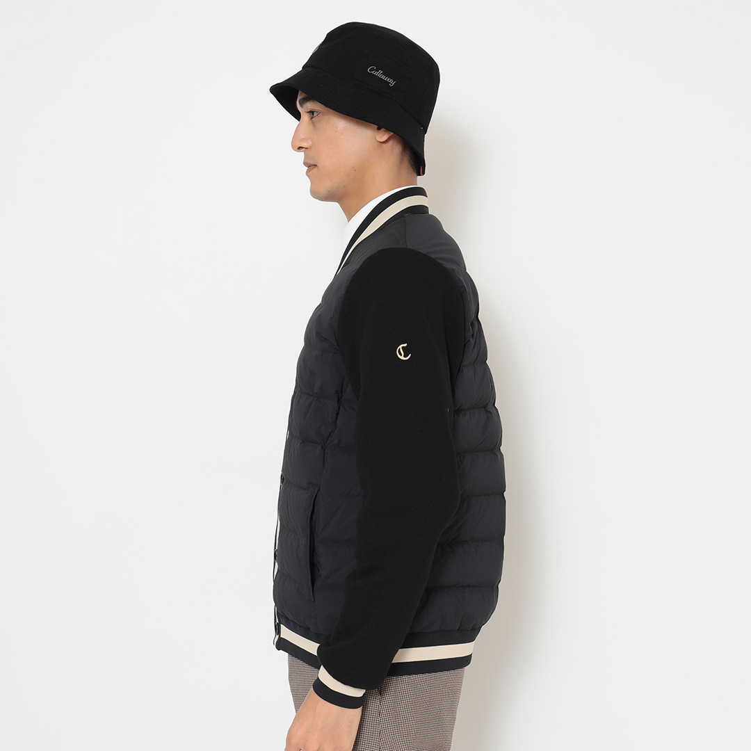 ニットドッキングダウンカーディガン (MENS)