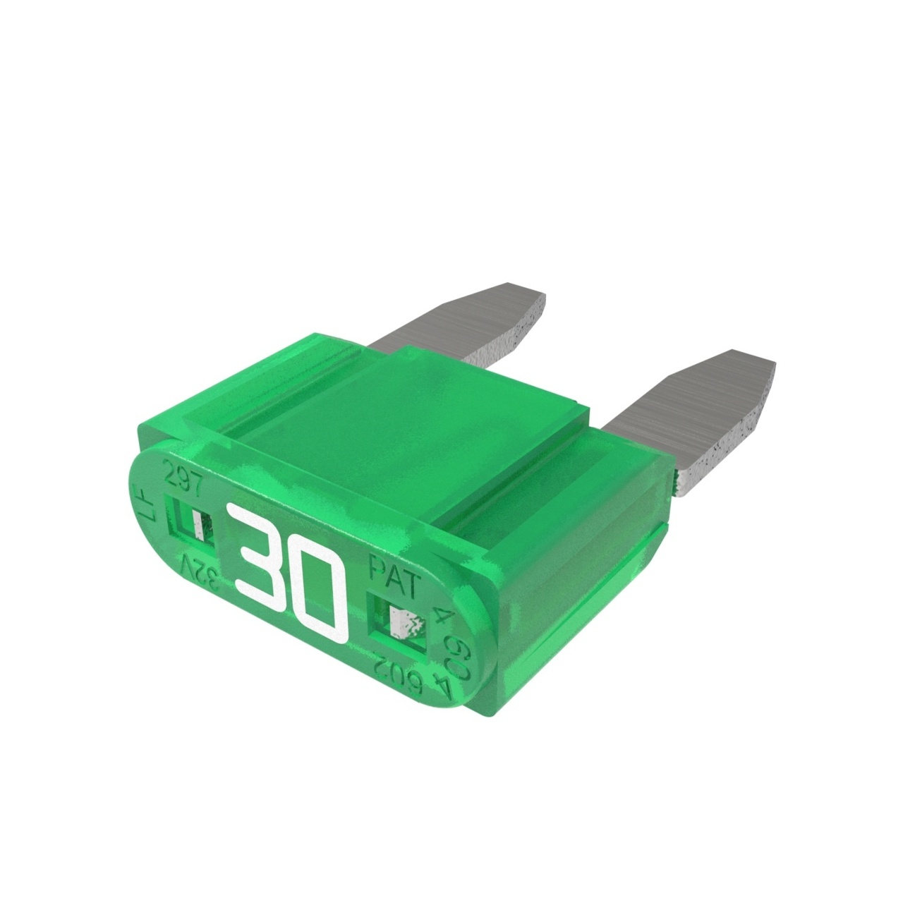 AUTOMOTIVE MINI FAST-ACTING BLADE TYPE FUSE 5-PIECE BOX 30 AMP