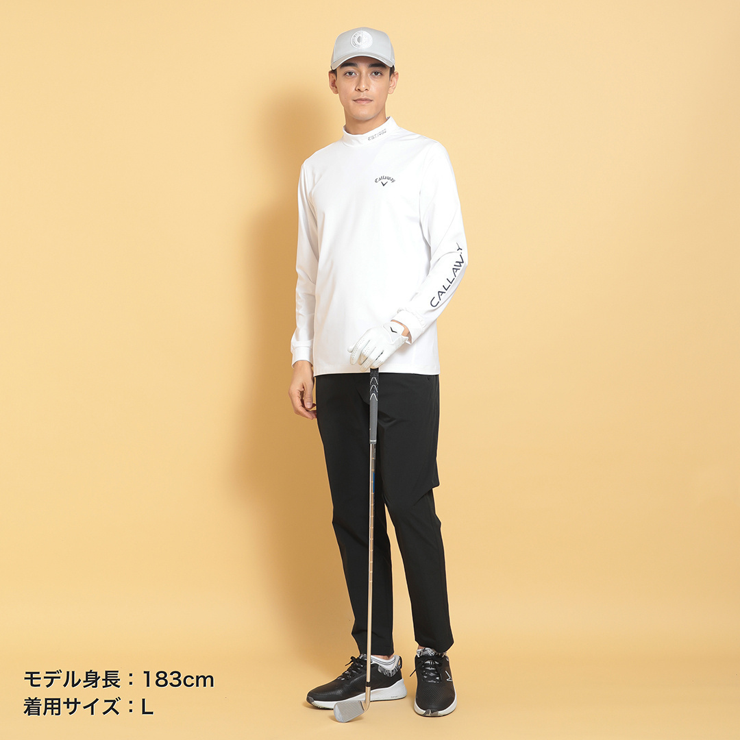 タングラムRAMIDUSコラボモックネックシャツ タングラム モックネック S ストレッチシャツ タングラムRAMIDUSコラボ