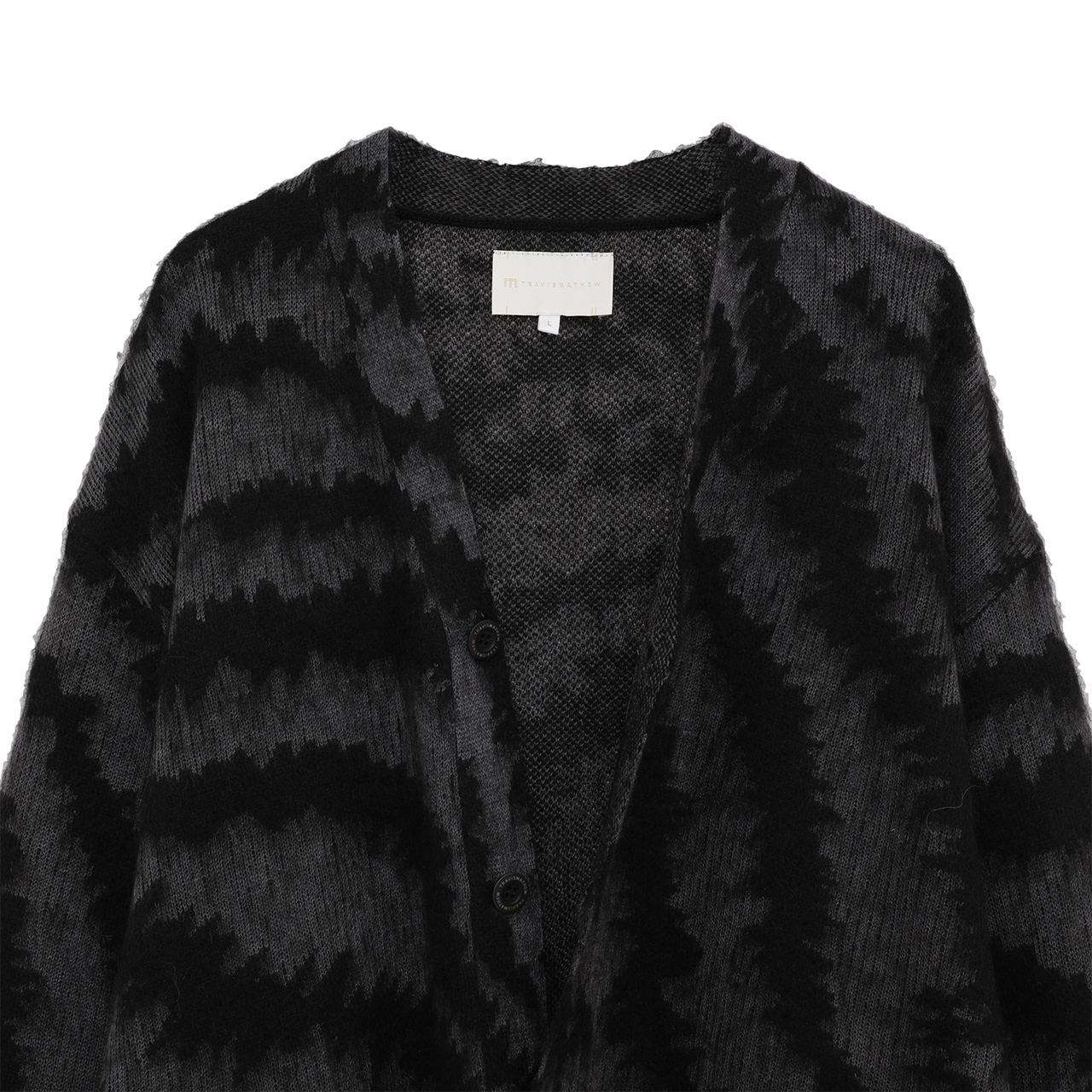 ジィヒステリックトリプルエックス ジャカード　カーディガン　ゼブラ ジィヒステリックトリプルエックス ジャカードカーディガンゼブラ