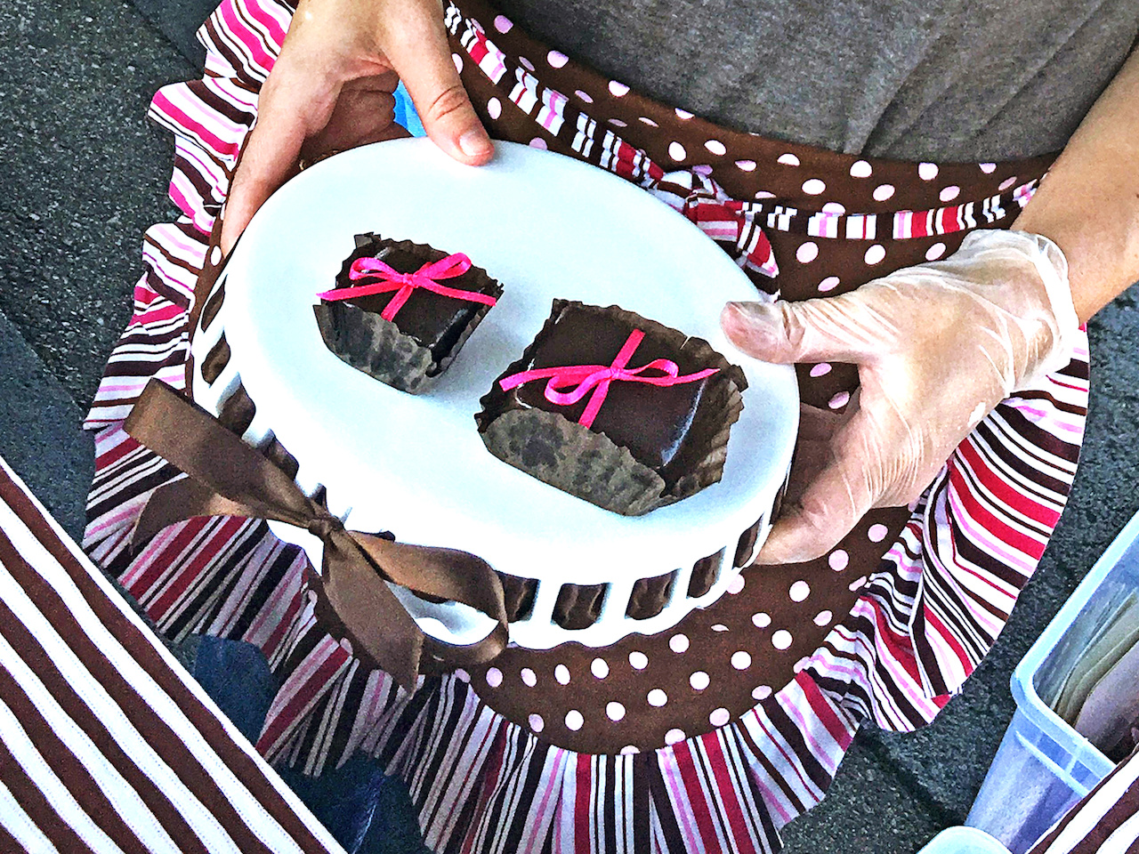 Almost too pretty to eat...almost. Good eats at the Louisville Farmers Markets