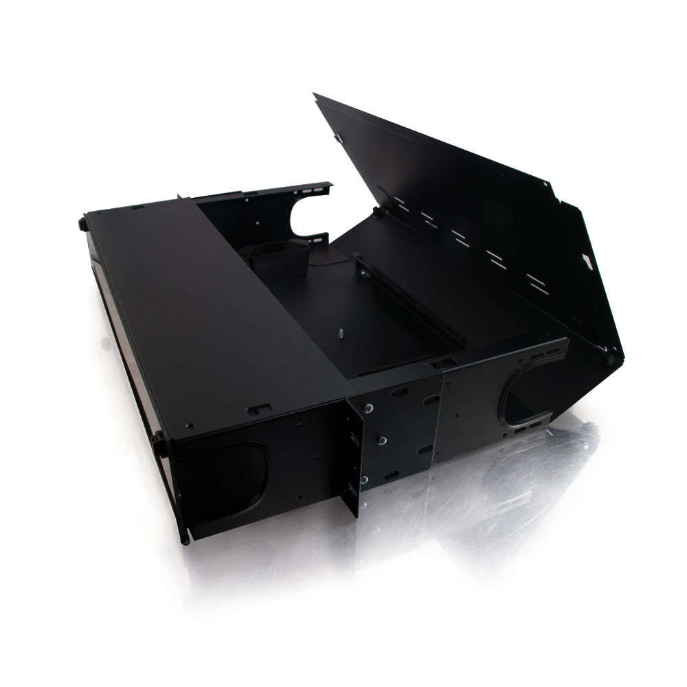 2u 6-Panel Rackmount Fiber Optic Enclosure