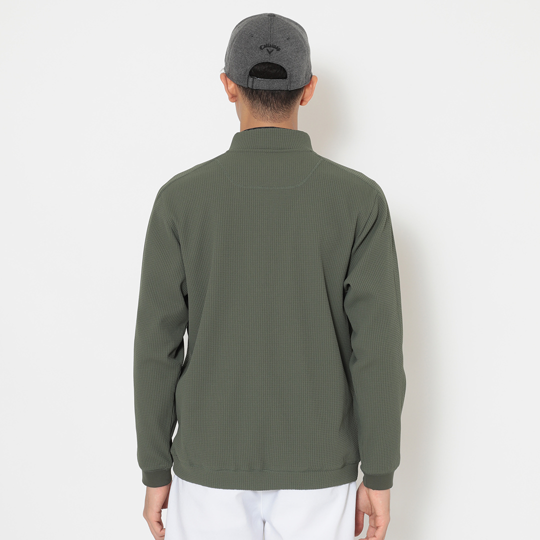 【新品】PGG ピージージー ハーフジップ モックネック シャツ 6 ブラック 新品】PGG ピージージー ハーフジップ モックネック シャツ 6