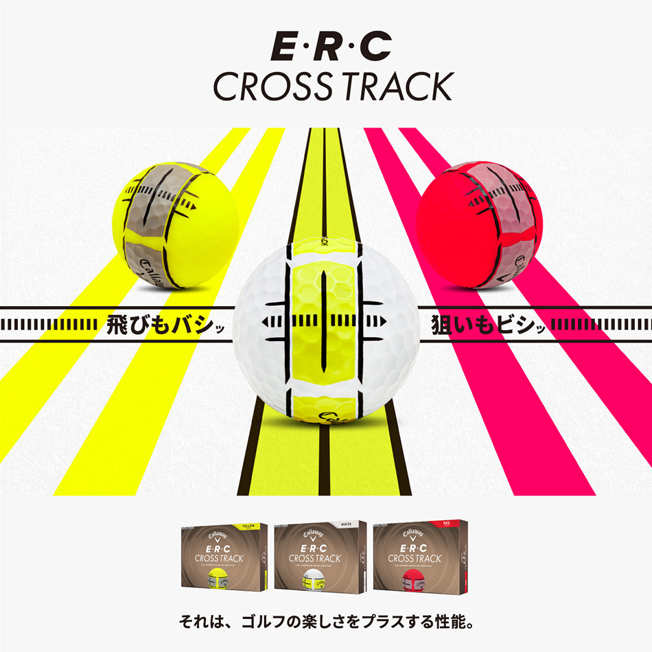 E・R・C CROSS TRACK イエローマットボール