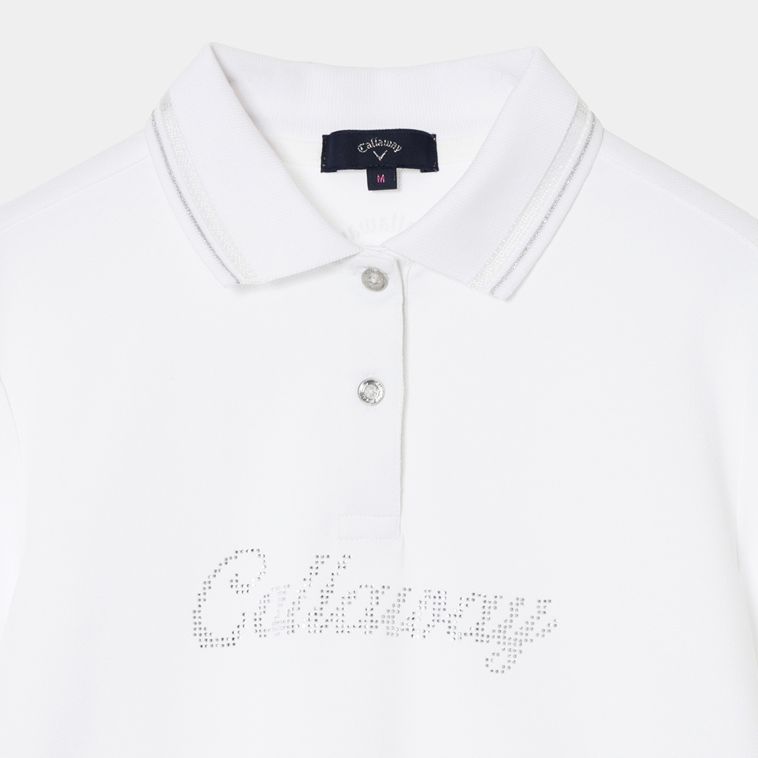 ポリエステルカノコ長袖ポロシャツ (WOMENS)