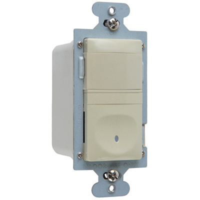 120V Single Pole Vacancy Sensor, Ivory