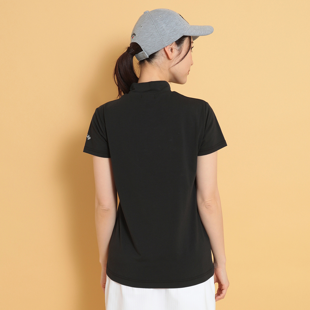 【限定コラボ】キャロウェイ＋クラブハウス モックネックシャツ LL ブラック 限定コラボ】キャロウェイ＋クラブハウス モックネックシャツ LL