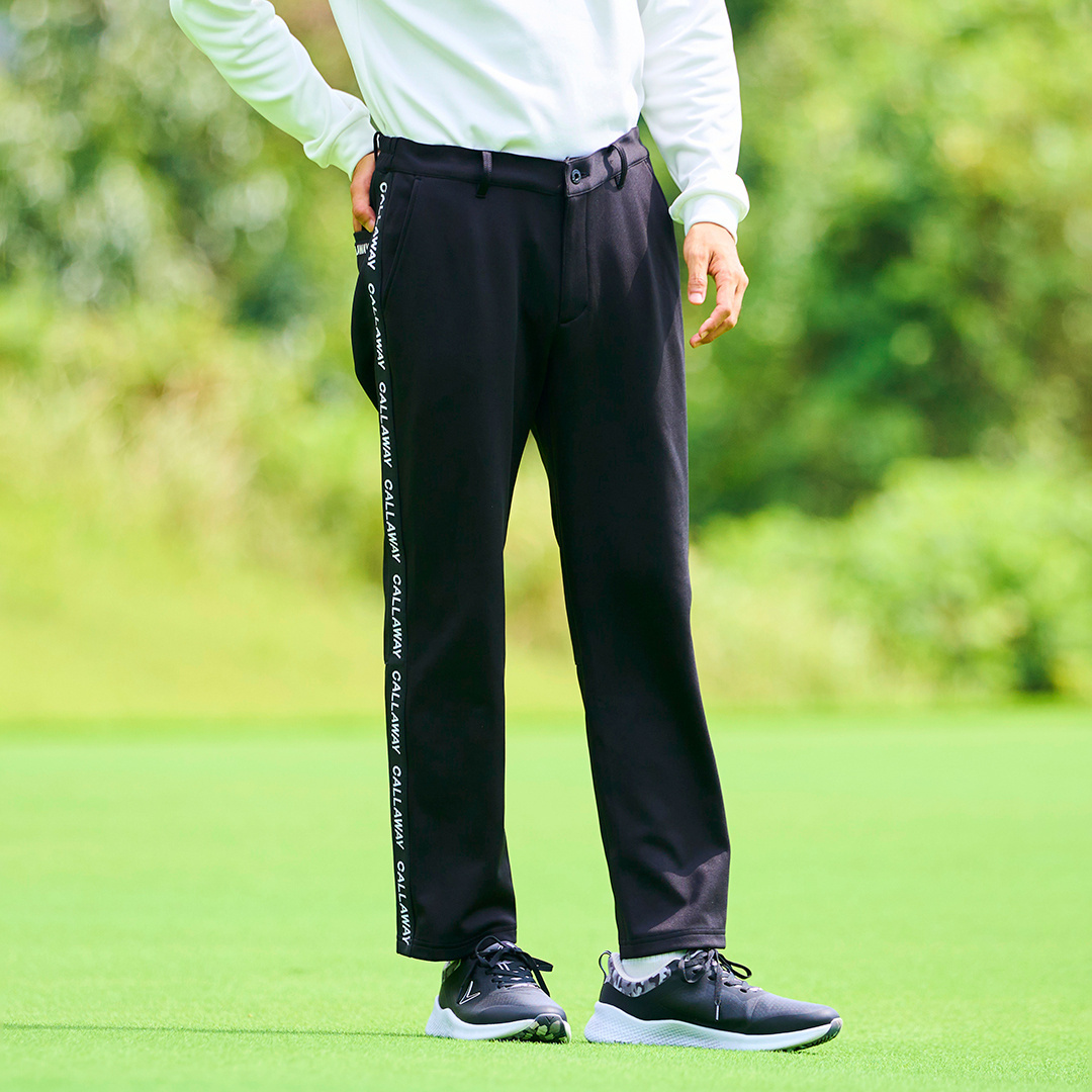 ドゥロワー Drawer 16Gダブルフェイススリムニットパンツ ジョガー