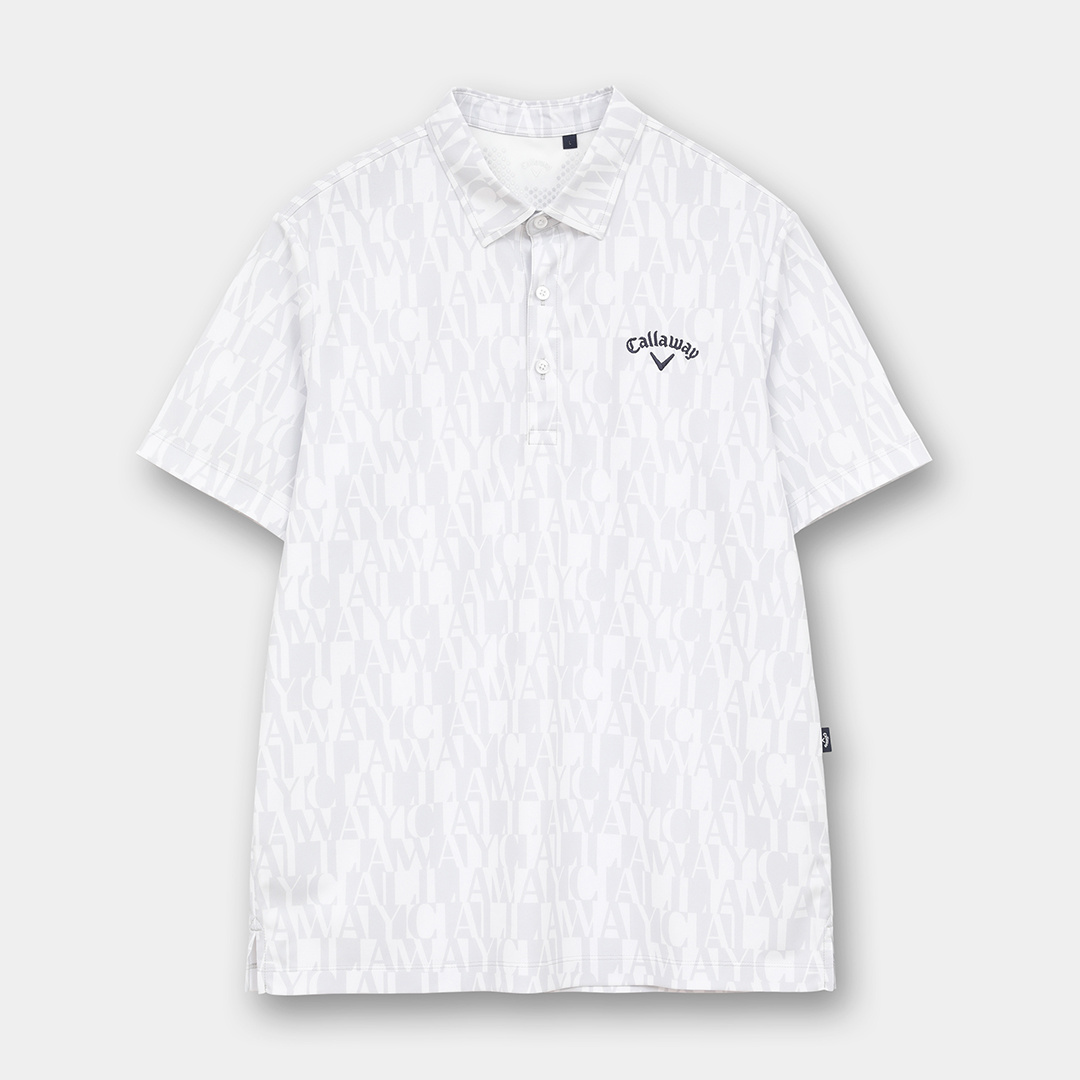 ミニカノコロゴ総柄半袖シャツ ※4Lサイズあり (MENS)