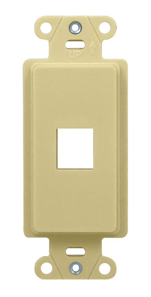 1-Port Decorator Outlet Strap