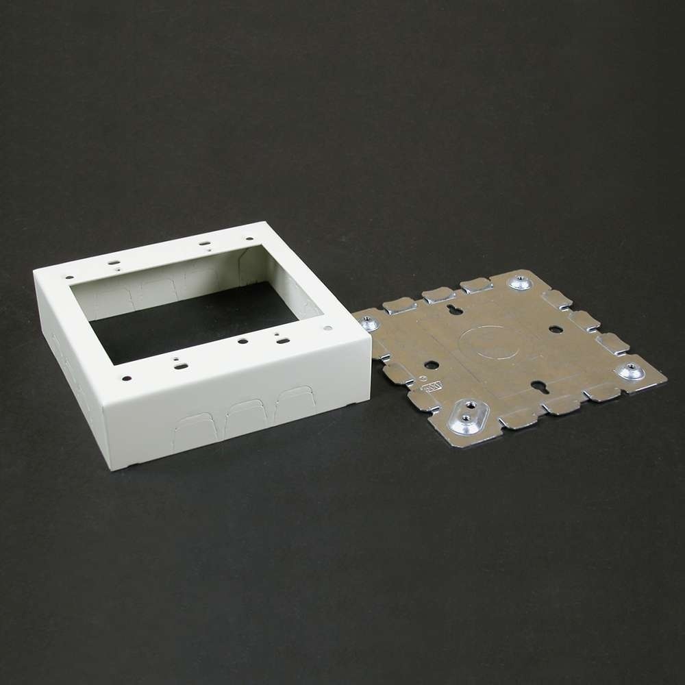 Wiremold 700 Double Gang Switch and Receptacle Box Fitting