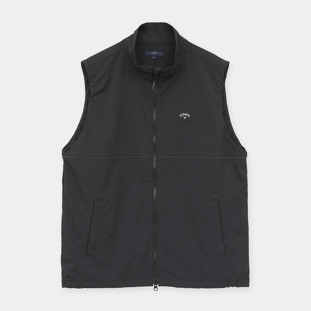 ストレッチ撥水ナイロンオックスベスト (MENS)