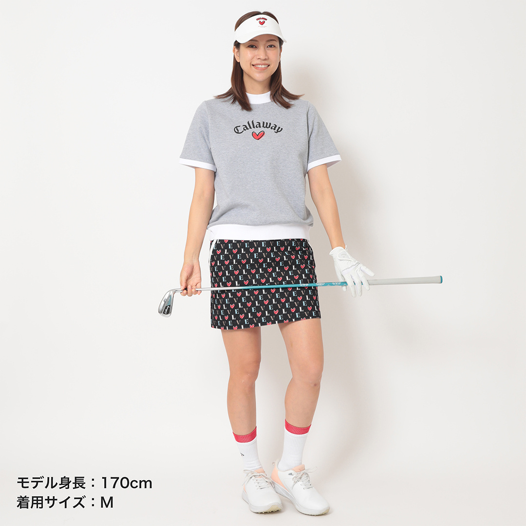 ラブキャロウェイ半袖スウェットプルオーバー (WOMENS)