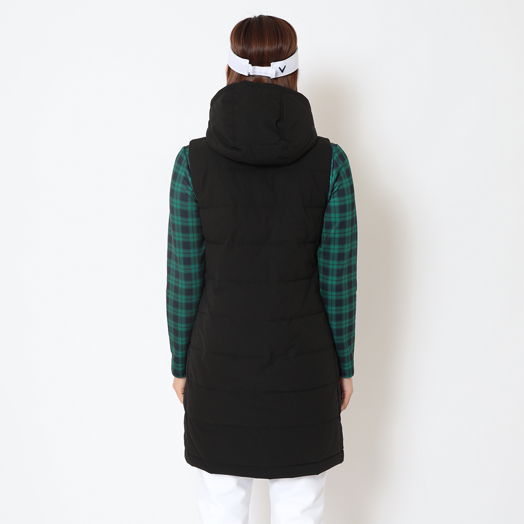 ポリエステルリップ撥水中綿ワンピース (WOMENS)