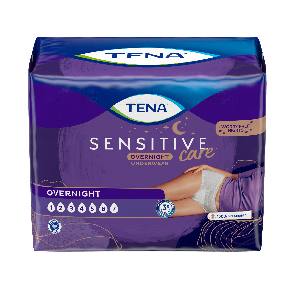 TENA Sensitive Care Overnight Underwear, X-Large - 12/bag (TNOPUXT Health & Beauty Health Care Incontinence Aids) photo