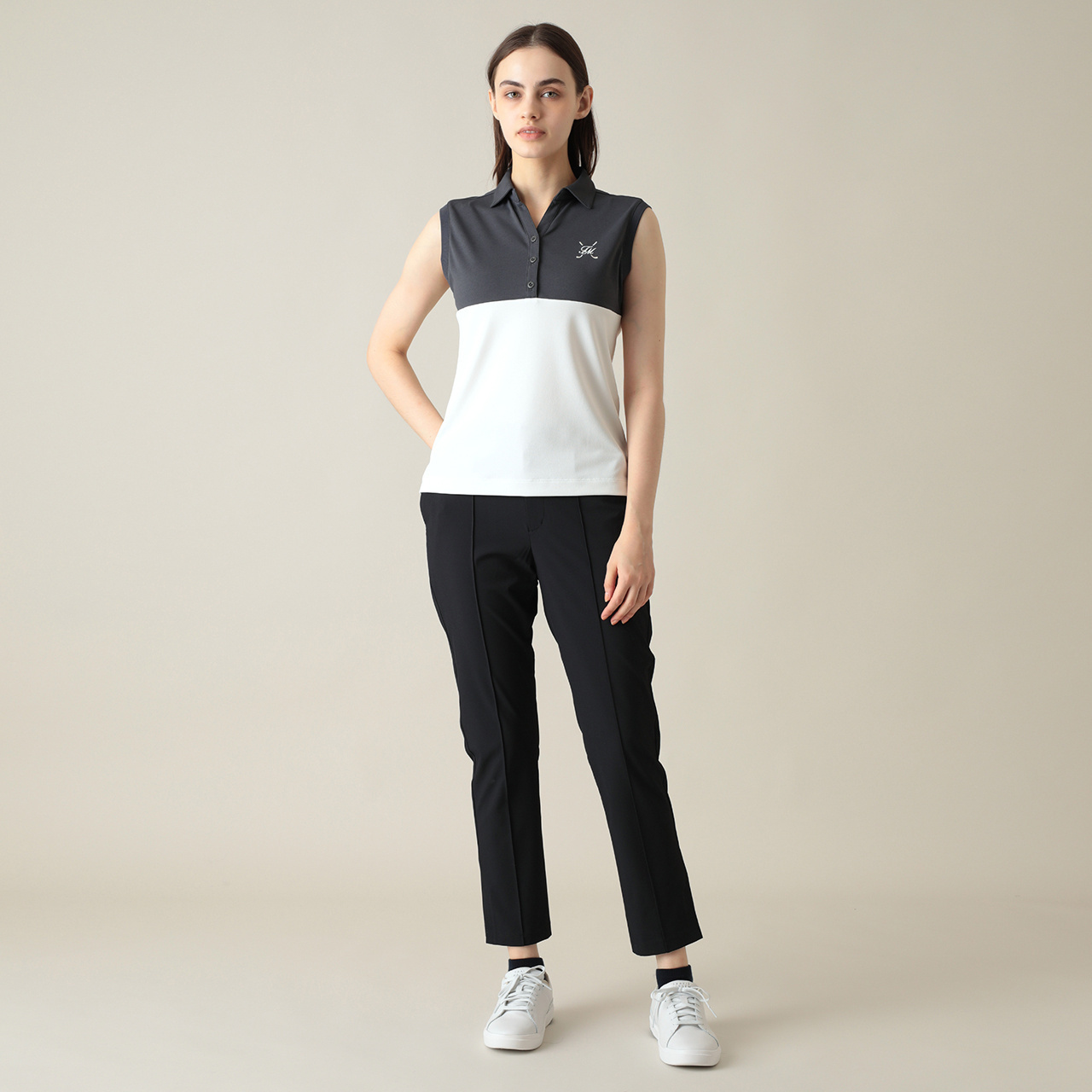 遮熱UVカット ノースリーブポロ(WOMENS)