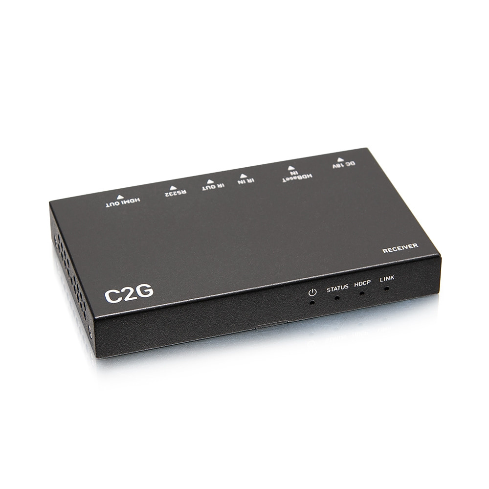 HDMI® Ultra-Slim HDBaseT + RS232 And IR over Cat Extender Box Receiver - 4k 60hz
