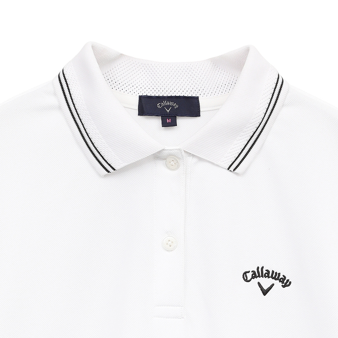 バックプリント半袖ポロシャツ (WOMENS)
