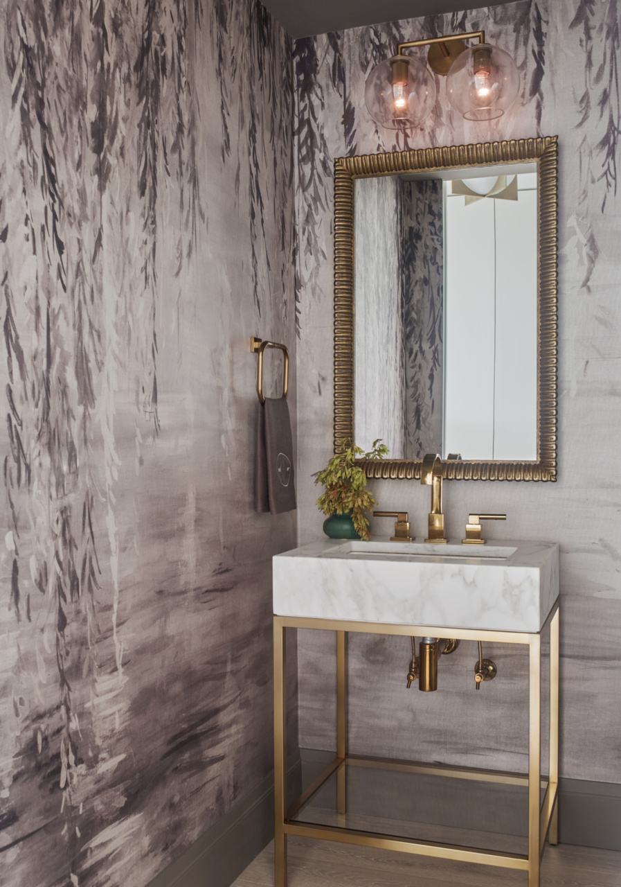 Serenity in Navy on Vinyl Iberian Linen | Phillip Jeffries