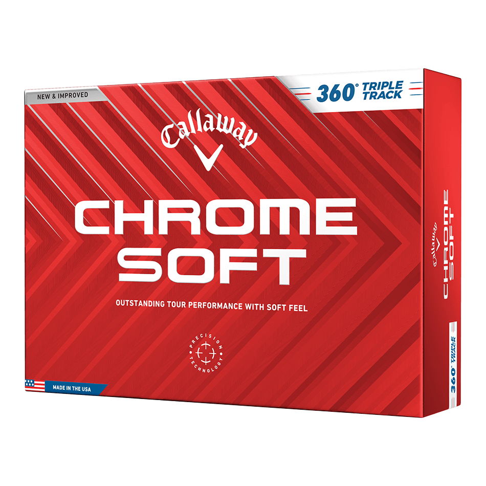 Callaway Chrome Soft トリプルトラック 2ダース CHROME SOFT 360° TRIPLE TRACKボール【数量限定】（2024年モデル）