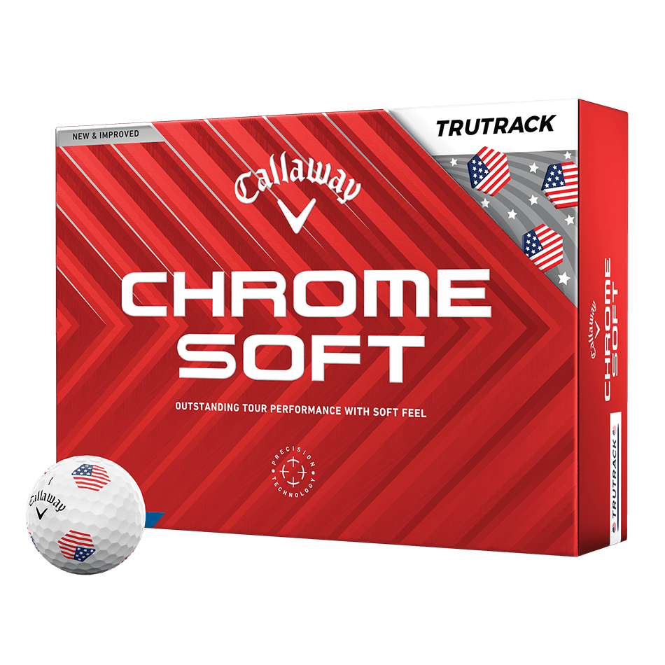 キャロウェイCHROME SOFT TRUTRACK ゴルフボール6スリーブ CHROME SOFT USA TRUTRACKボール【数量限定】