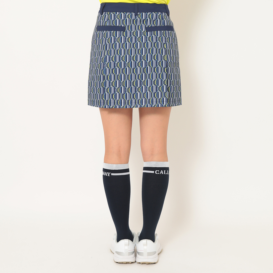 ジオメトリックプリントスカート (WOMENS)