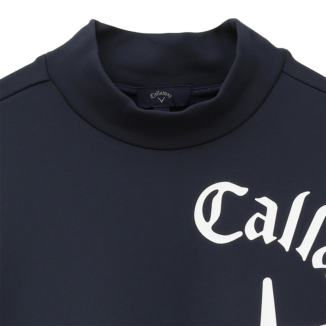 裏起毛ダブルニットモックネックシャツ ※4Lサイズあり (MENS)