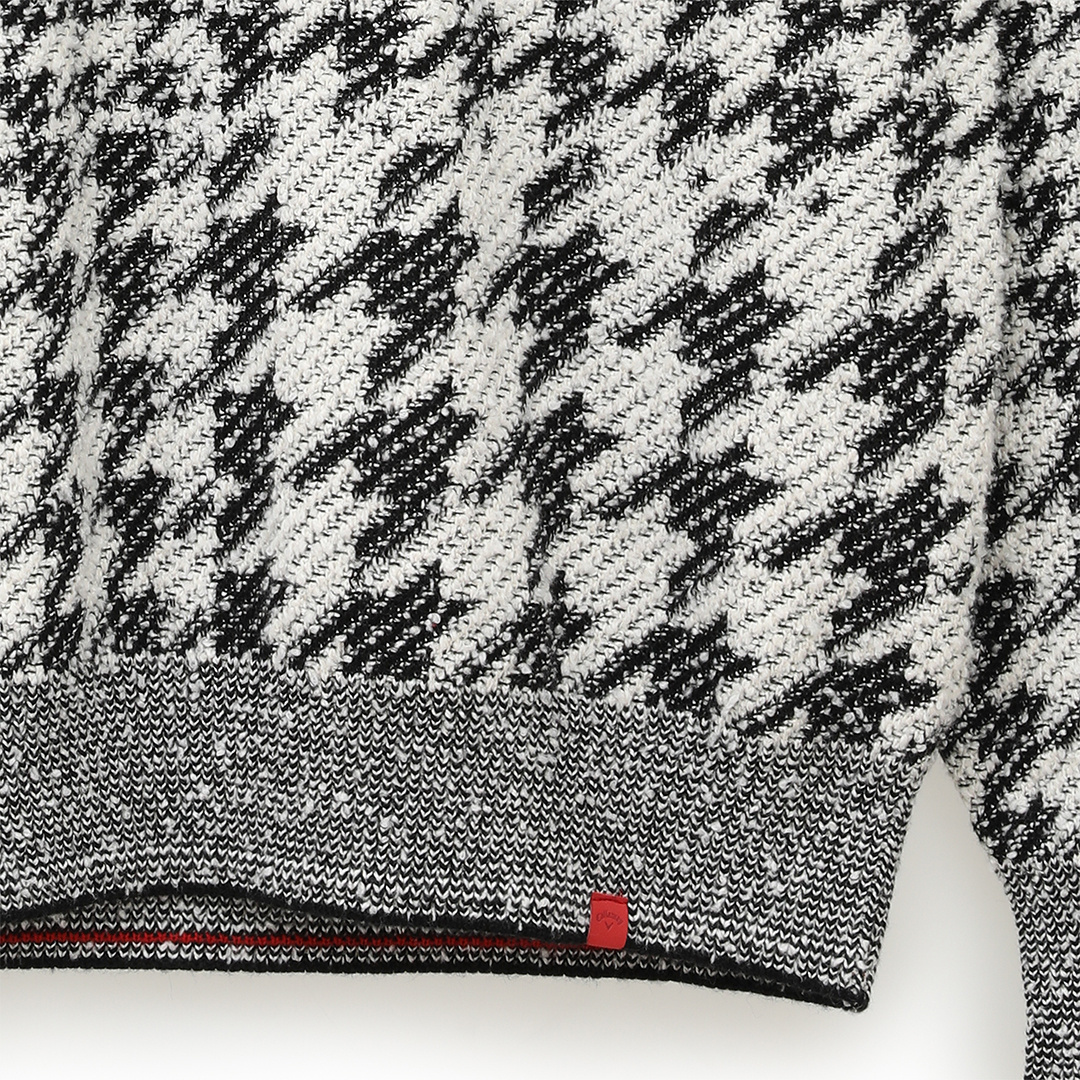 グレンチェック柄クールネックニット4 楽天市場】グレンチェック（柄チェック）（ニット・セーター｜トップス