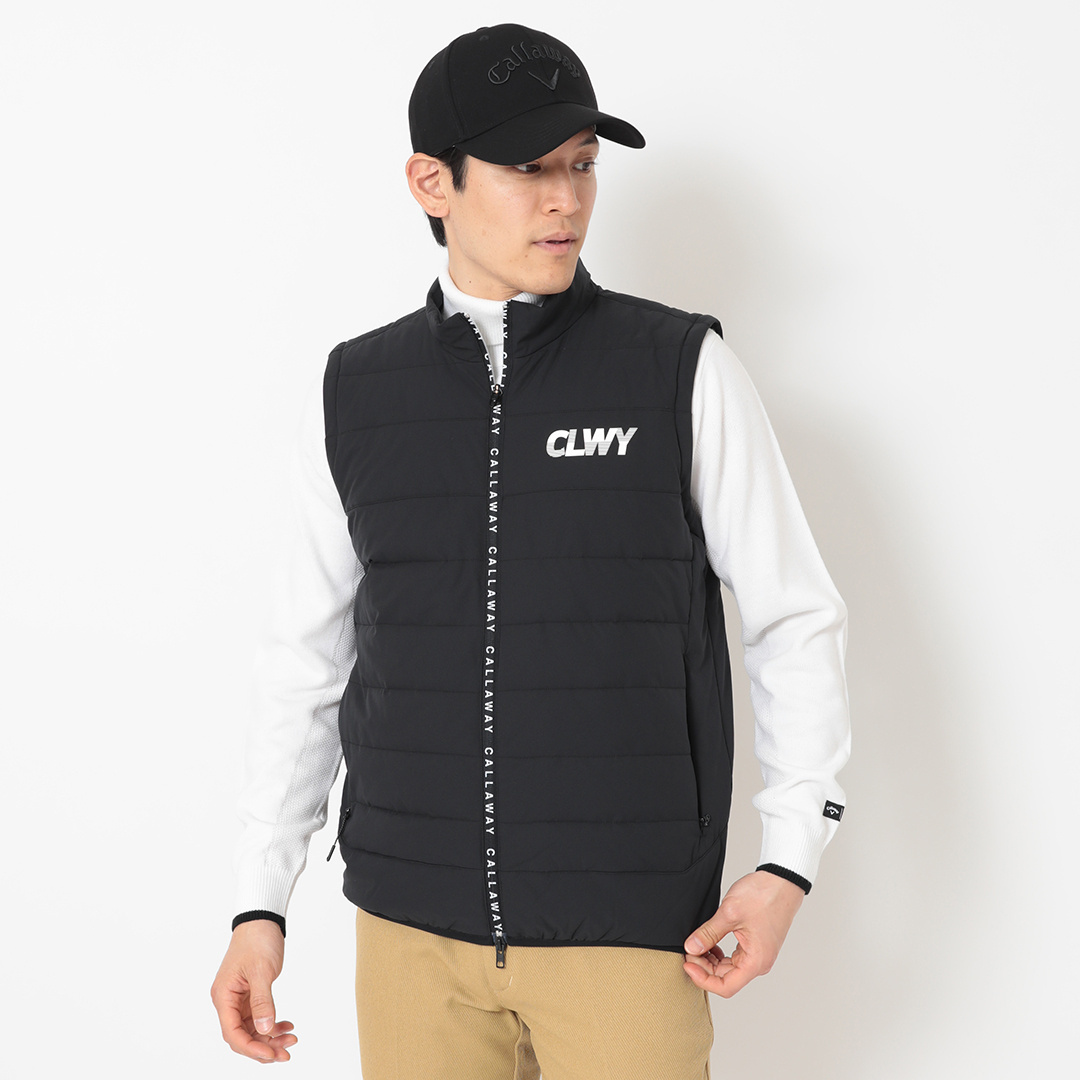 ポリエステルリップ2WAY撥水中綿ブルゾン (MENS)