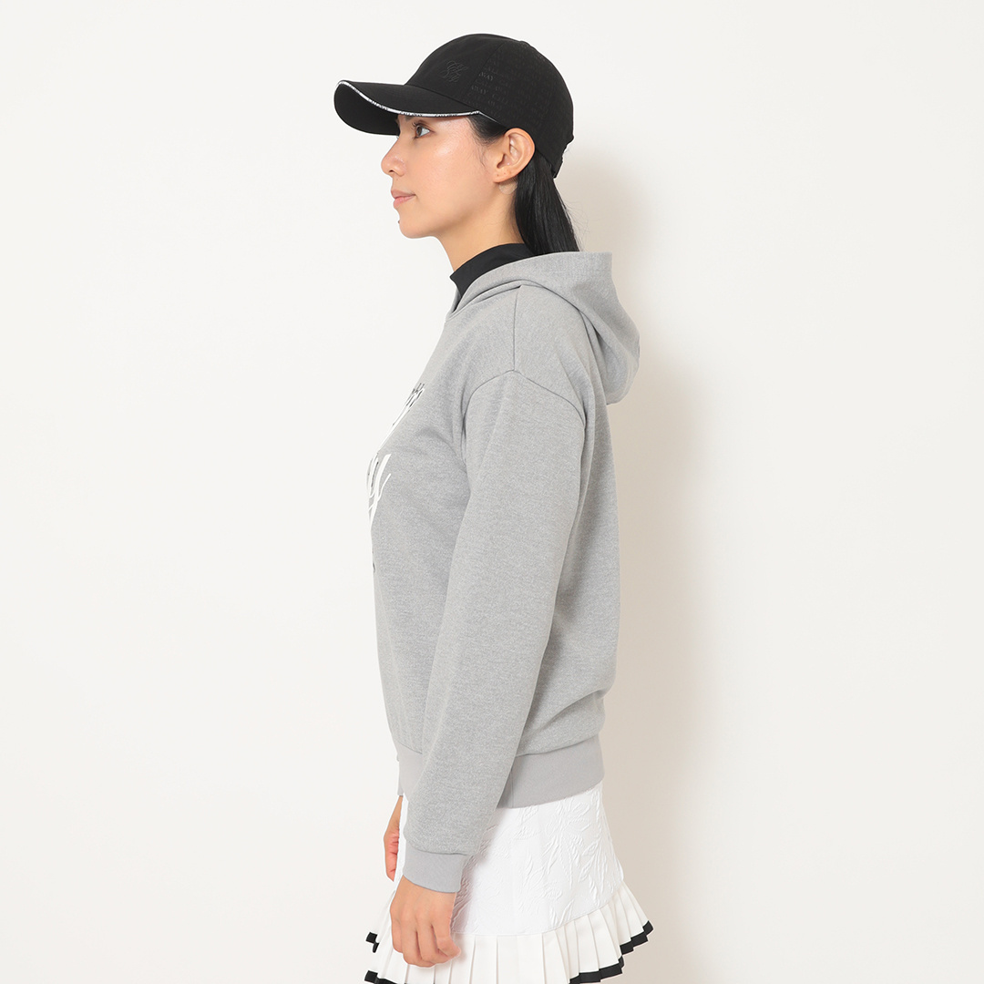 キャロウェイC22117200レディースパーカー　グレー　Ｍサイズ キャロウェイC22117200レディースパーカー グレー Mサイズ