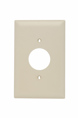 Single Receptacle Openings, One Gang, Ivory