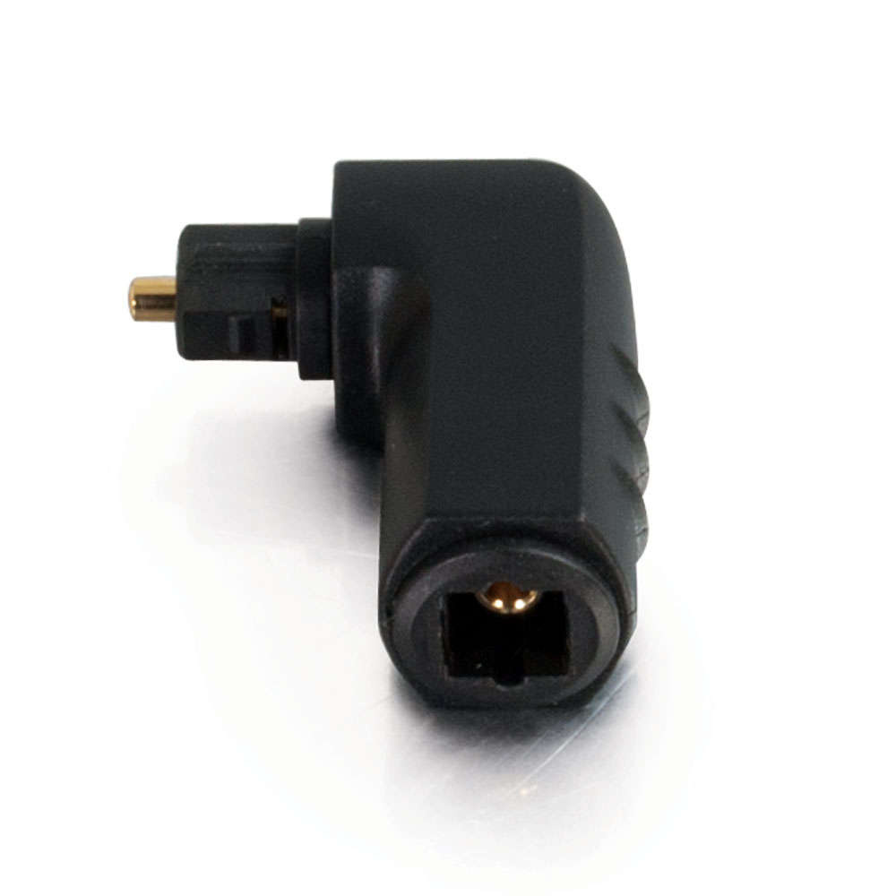 Velocity Right Angle TOSLINK Port Saver Adapter