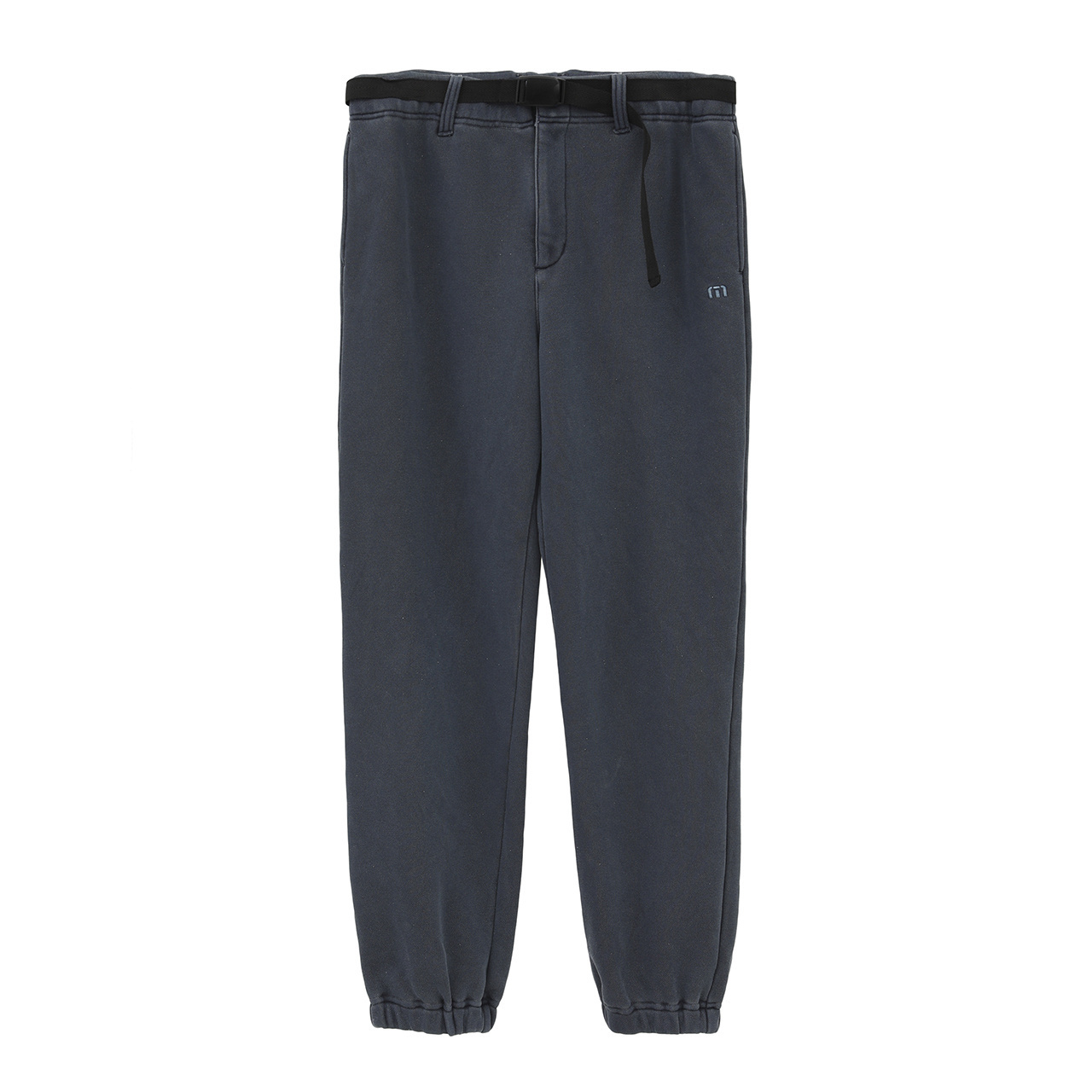 製品染め ウェビングベルト付き スウェットパンツ(MENS)