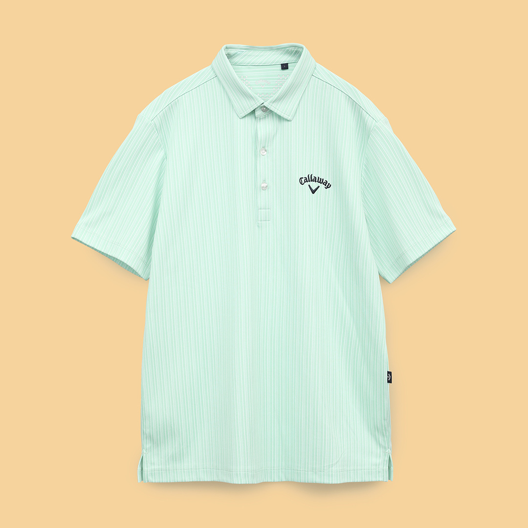 ストライプジャカードシャツ (MENS)