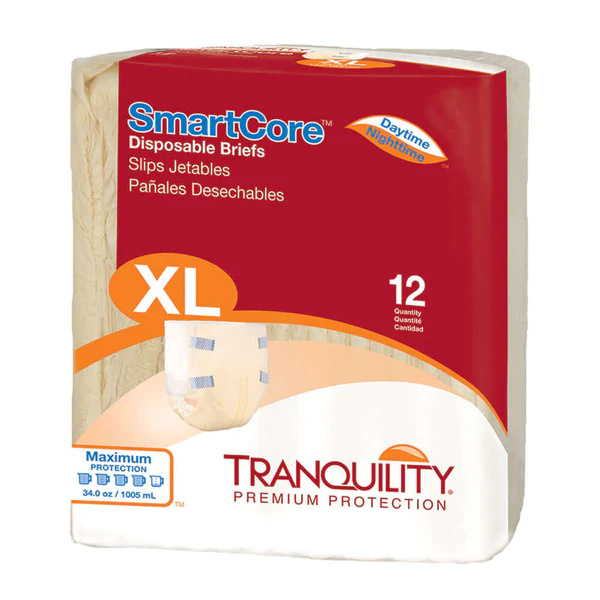 Tranquility SmartCore Briefs, XL, 72/case (TQSCBX Health & Beauty Health Care Incontinence Aids) photo