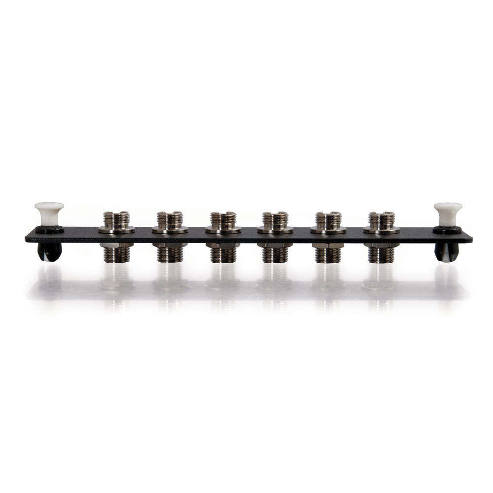 6-Strand, FC, PB Insert, Multimode/Single-Mode Adapter Panel