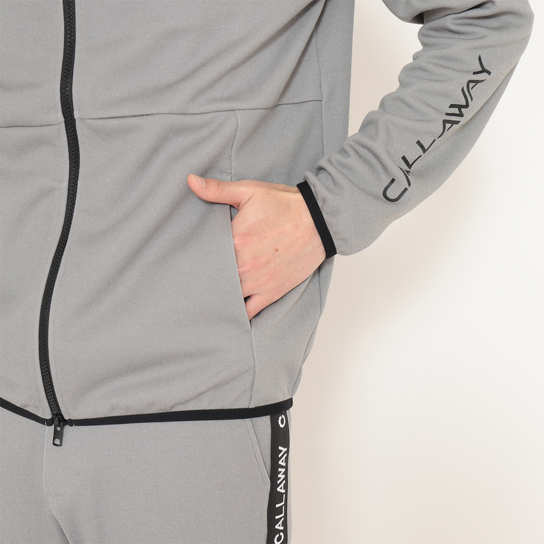 ダブルニットフルジップスウェットパーカー (MENS)