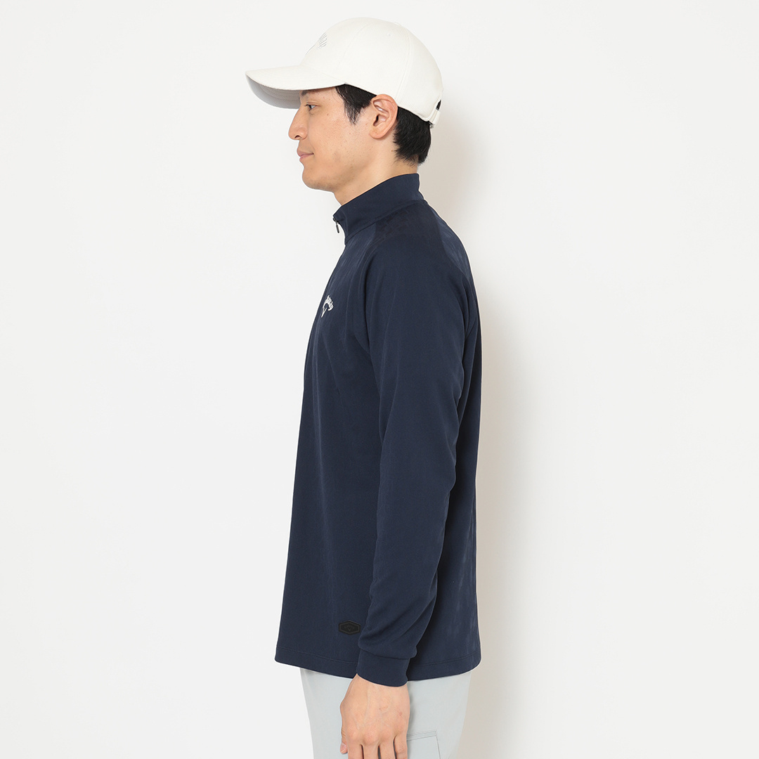 MARK&LONA ハーフジップ モックネック ハーフジップ モックネックシャツ [全2色] – muta Online Store