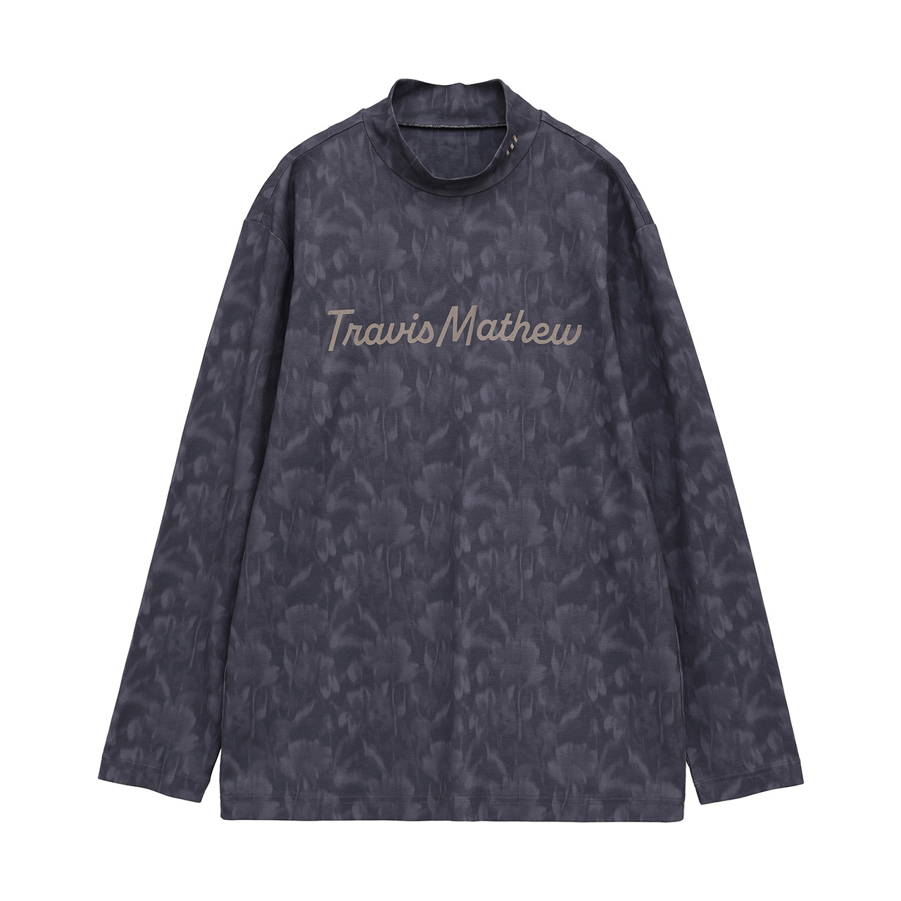 総柄 長袖 モックネック(MENS)