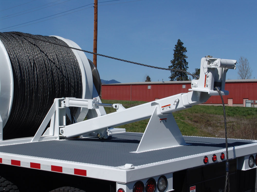 20,000 lbs 22,000 ft. of 5/8 in rope Single Drum Puller Rental Custom