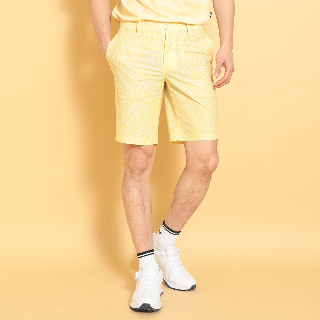 かざあなメッシュロゴプリントショートパンツ (MENS)