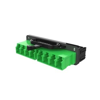 Infinium High Density (HD) M8 HD8FP Adapter Panel, 2 LC Quad, Blue